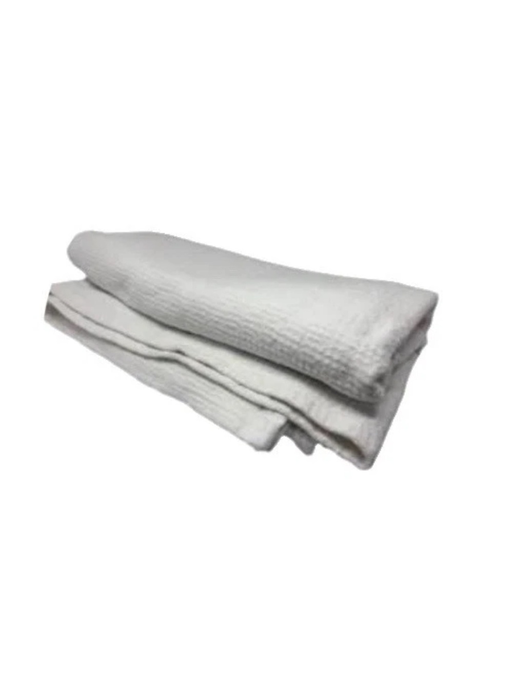 Pottery Barn Kids Organic Cotton Blanket Full Queen White Textured Bedding